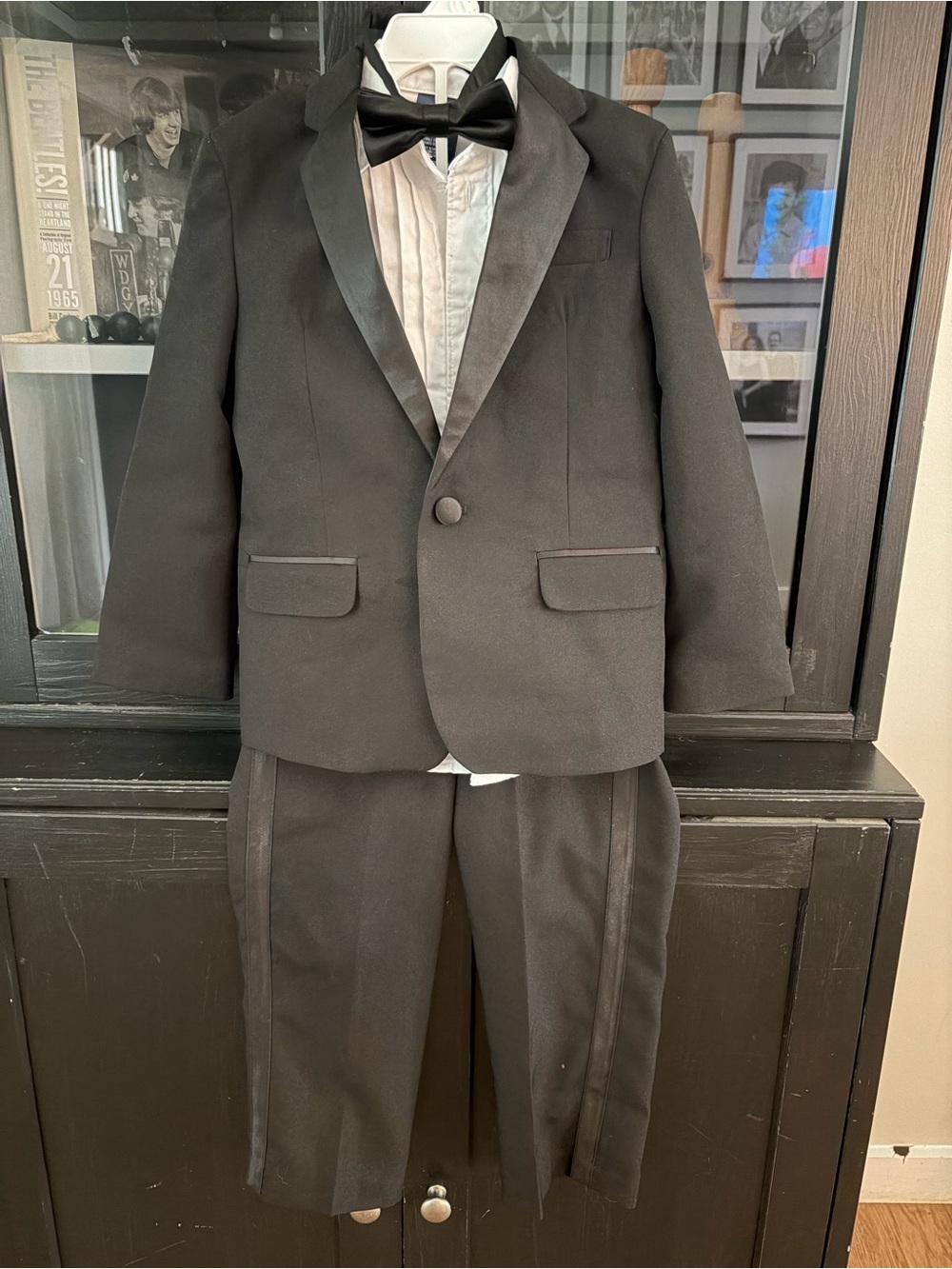 Nautica Boys Black Formal Suit Set